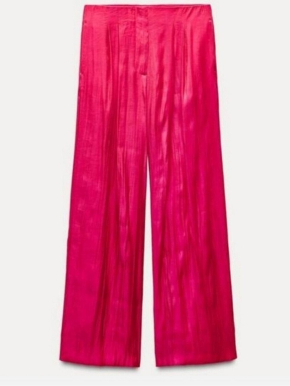 Zara Set 2pc Wide Pants and Blazer Pink Size XL - Picture 11 of 16